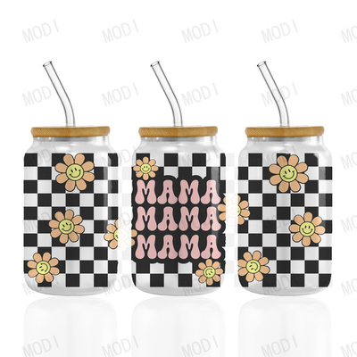 Buy 24oz Mama'S Day UV DTF Transfers For Glass Sticker Designs online manufacture