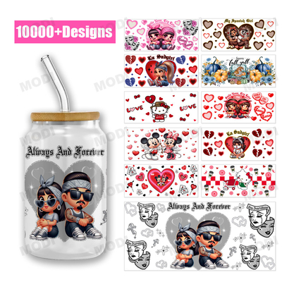 Buy UV DTF Cup Wrap Transfers Wholesale High Quality UV DTF Sticker Transfer Printing For Glass Can Cups Mother'S Day online manufacture
