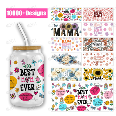 Get Creative With Mama'S Day UV DTF Transfer For Custom Logo Designs On Cups And Wraps