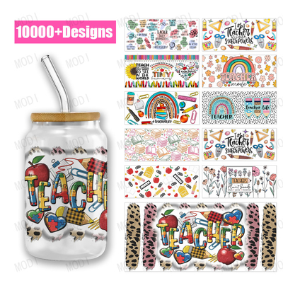 High Quality UV Printing Mother'S Day UV DTF Cup Wrap Transfer Tumbler Wraps Custom Design Transfer Sticker For Cups